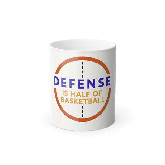 Color Changing Basketball Mug - Perfect Gift for Athletes, Coaches, Basketball Lovers, Sports Enthusiasts, Motivational Drinkware