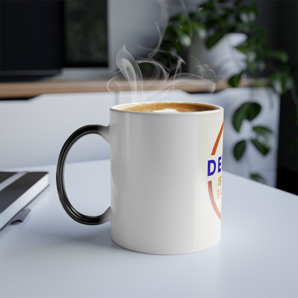 Color Changing Basketball Mug - Perfect Gift for Athletes, Coaches, Basketball Lovers, Sports Enthusiasts, Motivational Drinkware