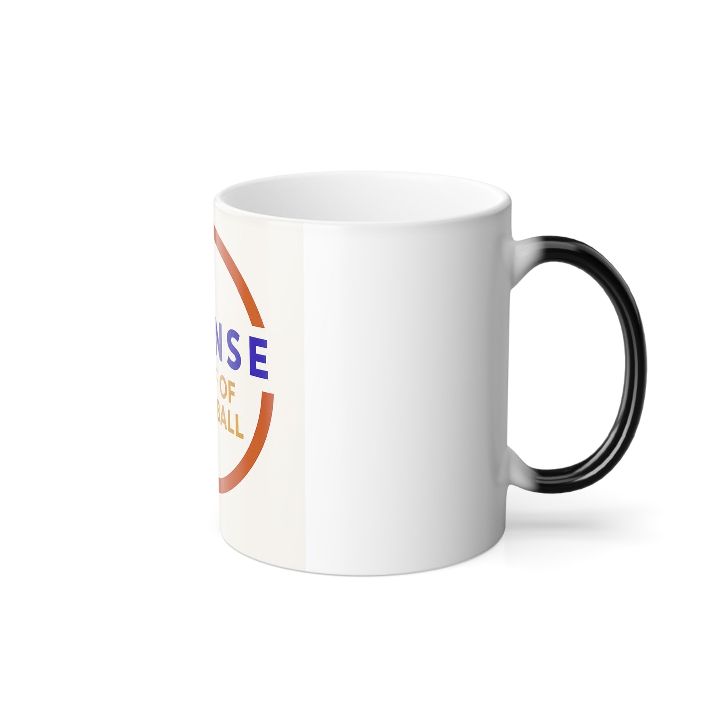 Color Changing Basketball Mug - Perfect Gift for Athletes, Coaches, Basketball Lovers, Sports Enthusiasts, Motivational Drinkware