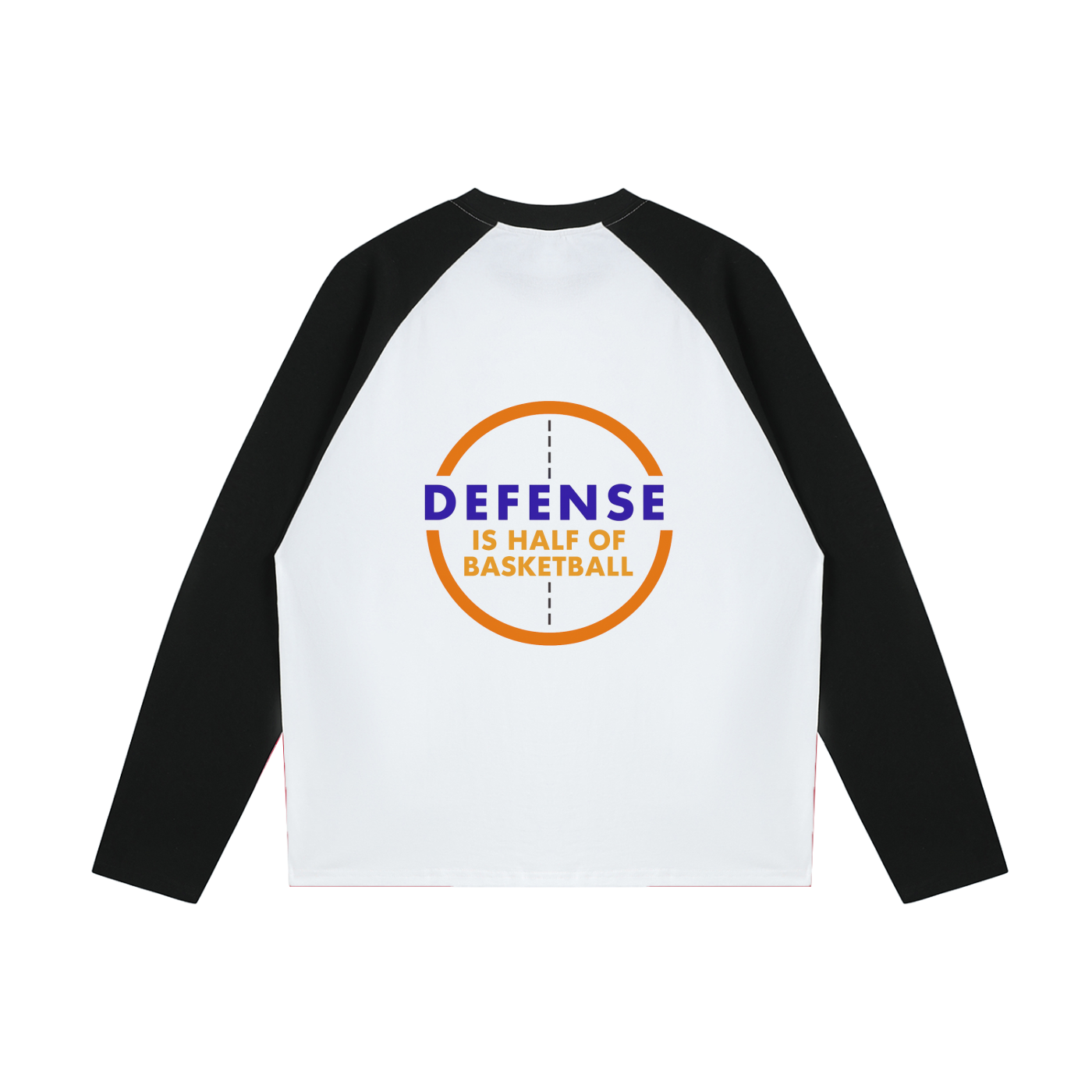 Color-Blocked Raglan Long-Sleeve T-Shirt