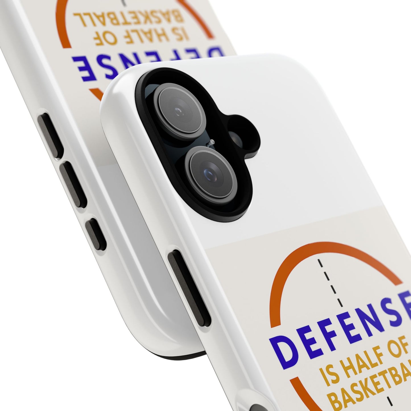 Basketball Phone Case - Defense is Half of Basketball, Sports Gift, Athletic Accessory, Sports Lover, Unique Phone Cover