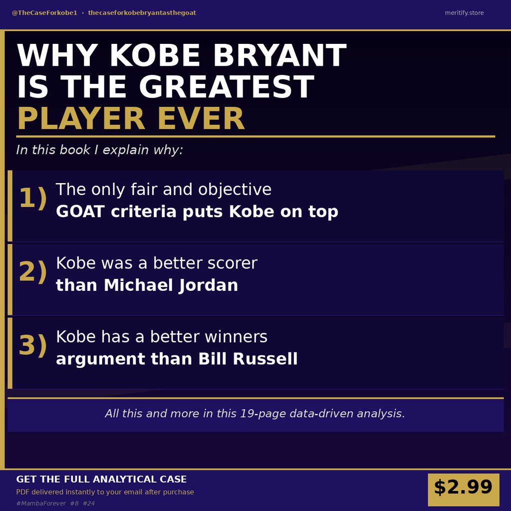 Why Kobe is the Goat - The Ebook pdf