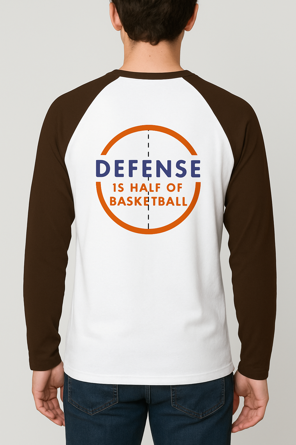 Color-Blocked Raglan Long-Sleeve T-Shirt