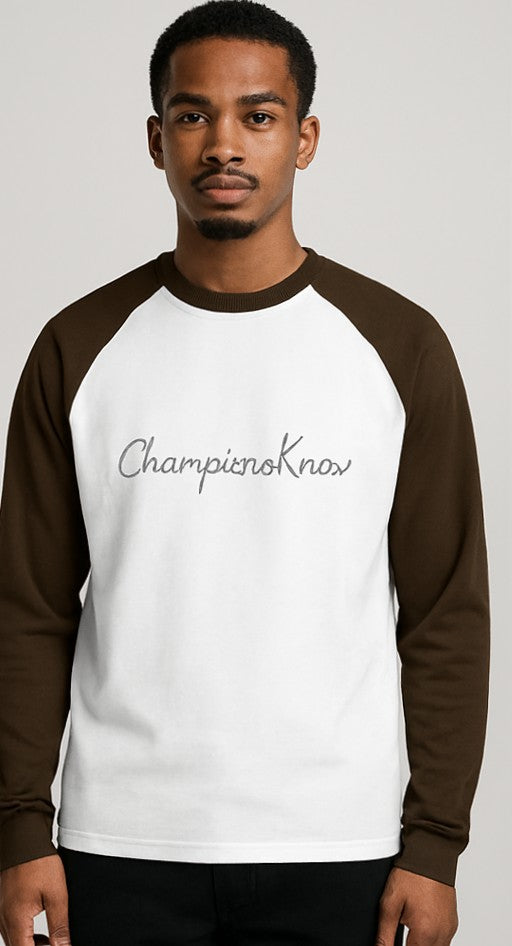 Color-Blocked Raglan Long-Sleeve T-Shirt