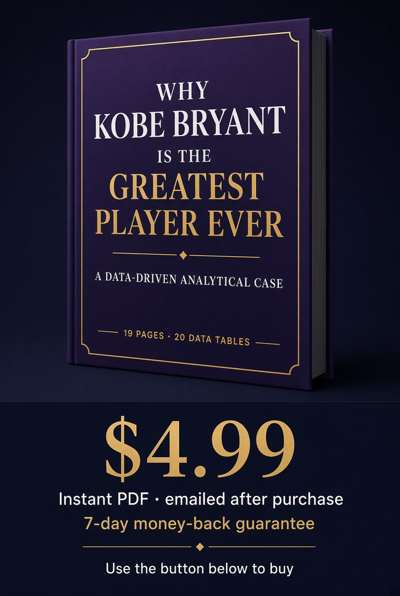 Why Kobe is the Greatest Player Ever